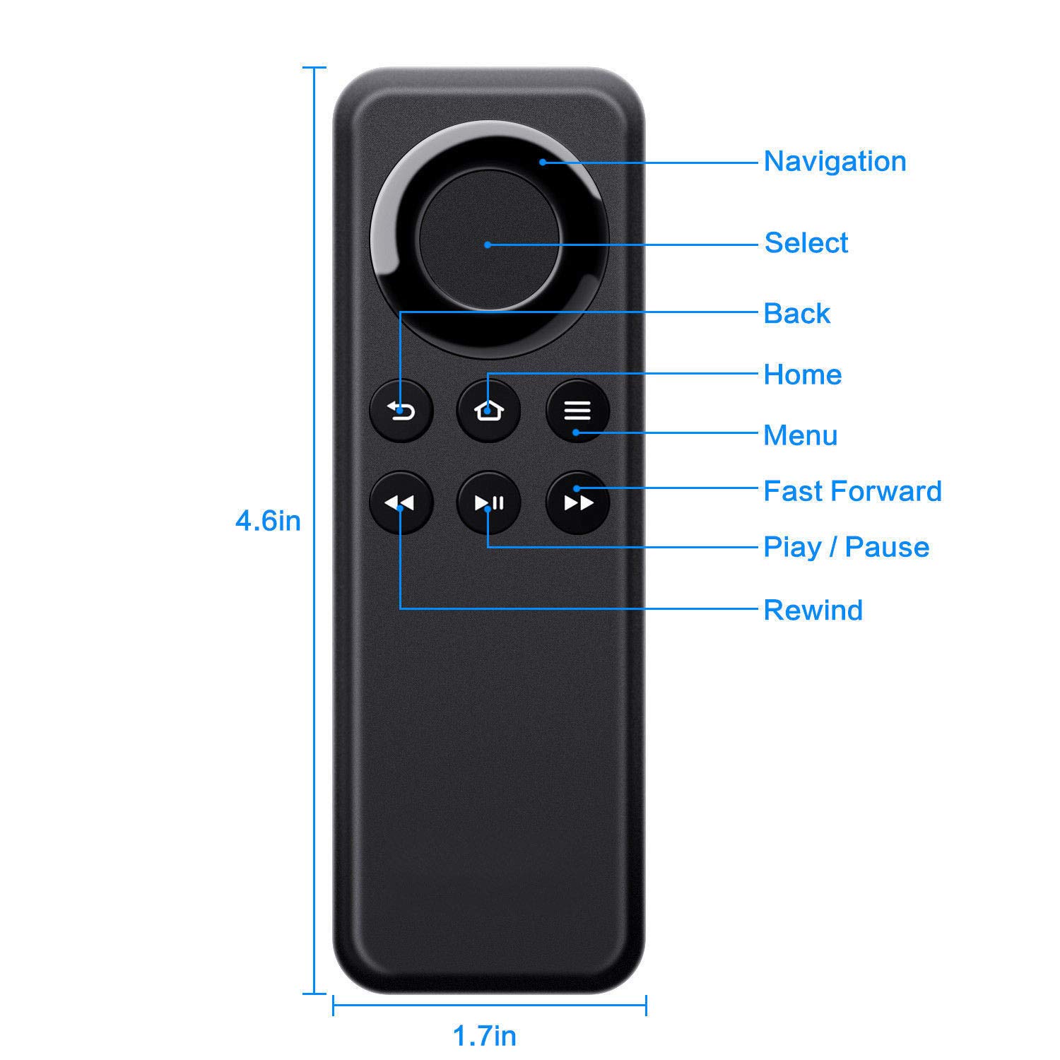 Amazon リモコン Amazon.co.jp: L5B83H for firtv-stick リモコンのみ ふぁいやー